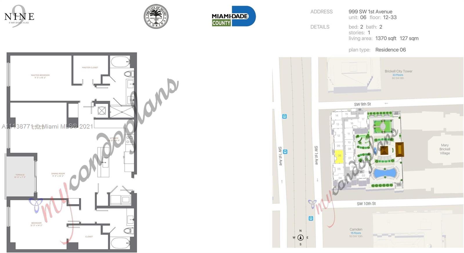 NINE AT MARY BRICKELL VIL - Residential