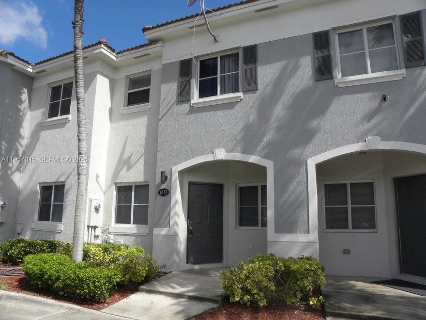 Welcome to this beautiful two-story townhouse located in the highly desirable gated community of Venetia Groves. This well-maintained 2-bedroom, 2.5-bath residence offers comfort, convenience, and investment potential all in one. The interior features a spacious primary suite complete with a walk-in closet, along with an open-concept kitchen boasting a center island. Enjoy the privacy in the fenced in backyard patio area. Residents of Venetia Groves enjoy access to a community pool and the security of a gated entrance. Ideally situated near the Florida Keys, Homestead Air Base, Baptist Hospital, and top-rated schools. Currently tenant-occupied at $1,900 per month. The lease ends on December 31, 2026, unless earlier terminated by either the landlord or the tenant with at least 30 days notice.  This property presents an excellent opportunity for investors seeking immediate rental income or for buyers looking to make it their future home. Sale is subject to approval by the U.S. Bankruptcy Court. The property is being sold “As-Is, Where-Is” with no representations, warranties, or guarantees of any kind, whether expressed or implied. Buyers are responsible for conducting their own independent due diligence. Listing is subject to errors, omissions, and court approval.