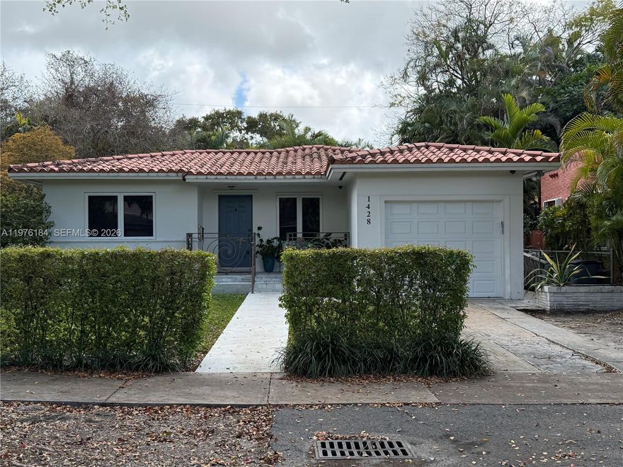 Charming 2-bedroom, 2-bath home in the heart of Coral Gables with undeniable curb appeal. This beautifully maintained residence features original wood floors that add warmth and character throughout, along with a spacious, oversized kitchen perfect for cooking and entertaining.

Enjoy outdoor living on the private patio, ideal for relaxing or hosting guests. The property also includes a 1-car garage plus additional parking, accommodating up to three vehicles with ease.

Conveniently located near 8th Street with easy access to a variety of dining and shopping options, including the vibrant scene of Miracle Mile. A wonderful opportunity to live in one of Coral Gables’ most desirable neighborhoods.

Please call agent for showing, 24hr notice, application, credit report, proof of income, last 3 months bank statement.
