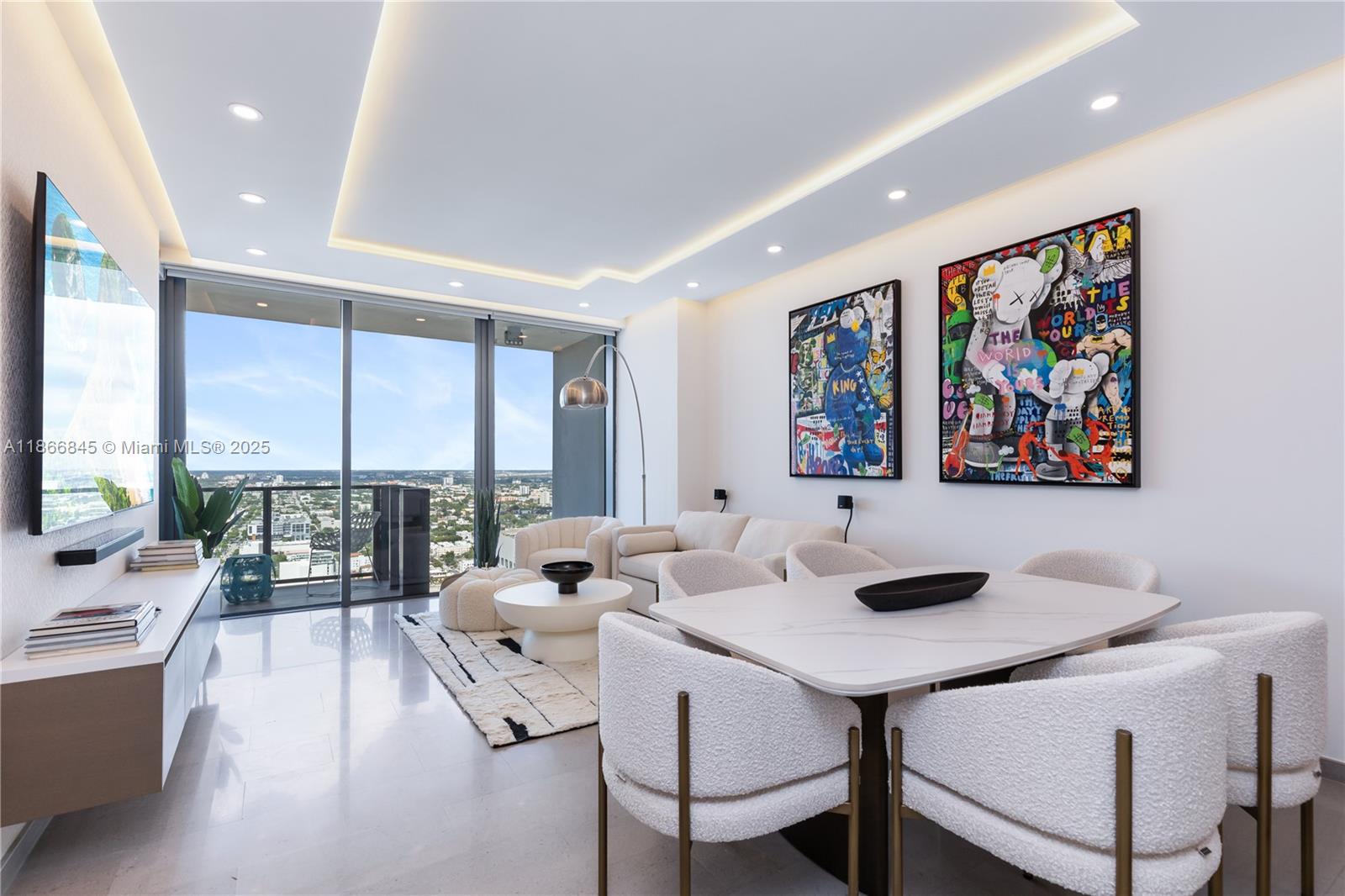 Welcome to the best custom furnished one-bedroom unit in Rise. Amazing location on top of Brickell City Center. Custom upgrades throughout the entire unit including murphy bed in the bedroom, brand new european furniture, new kitchen countertops, new wall fixtures, new recessed lights and fixtures. Washer and dryer included. Huge Balcony. Modern building with all the amenities.