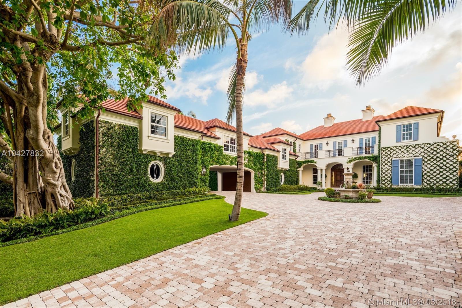 Sensational Coastal Contemporary by Mark Timothy, Affiniti Architects & Marc Michaels Interiors situated in the Estate Section of Delray. Highly appointed finishes & unmatched attention to detail within this custom Beachfront Estate, which sits on a 1.1 Acre lot boasting great elevation & privacy on the best stretch of sand south of Palm Beach. Over 17,000 SF including 5 BD / 5 BA / 3 HB, this trophy estate features every amenity imaginable including $1 Million Low Voltage AV & Security System , Elevator, Summer Kitchen, High Ceilings, Oversize Pool & Spa, His & Hers Offices, His & Hers Master Baths, dual laundry rooms, Generator, 4 Car air conditioned garage, Temperature controlled Wine Cellar, bonus room for Staff Quarters or Gym, lush landscaping & a boardwalk down to your own beach.