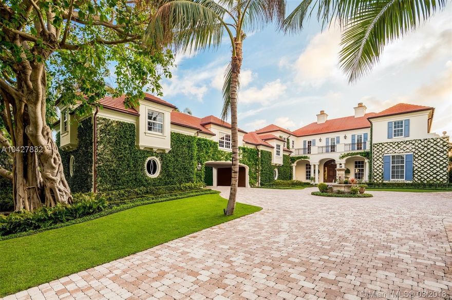 Sensational Coastal Contemporary by Mark Timothy, Affiniti Architects & Marc Michaels Interiors situated in the Estate Section of Delray. Highly appointed finishes & unmatched attention to detail within this custom Beachfront Estate, which sits on a 1.1 Acre lot boasting great elevation & privacy on the best stretch of sand south of Palm Beach. Over 17,000 SF including 5 BD / 5 BA / 3 HB, this trophy estate features every amenity imaginable including  $1 Million Low Voltage AV & Security System , Elevator, Summer Kitchen, High Ceilings, Oversize Pool & Spa, His & Hers Offices, His & Hers Master Baths, dual laundry rooms, Generator, 4 Car air conditioned garage, Temperature controlled Wine Cellar, bonus room for Staff Quarters or Gym, lush landscaping & a boardwalk down to your own beach.