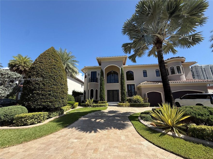 Luxury Waterfront Living with an excellent location close to entertainment, schools and parks. This stunning 6-bedroom, 6.5-bath home features Kalacatta marble flooring throughout, spacious living areas, and a gourmet kitchen with high-end finishes. Enjoy outdoor living with a sparkling pool, outdoor kitchen, and barbecue area, perfect for entertaining. Boating enthusiasts will love the private dock, accommodating up to a 85-foot yacht with direct ocean access with no fix bridges. Located in a prime waterfront neighborhood, this home offers elegance, comfort, and breathtaking views. This luxury home has impact windows throughout, smart home components and high end finishes that will take your breath away including an elevator that takes you to your second floor.