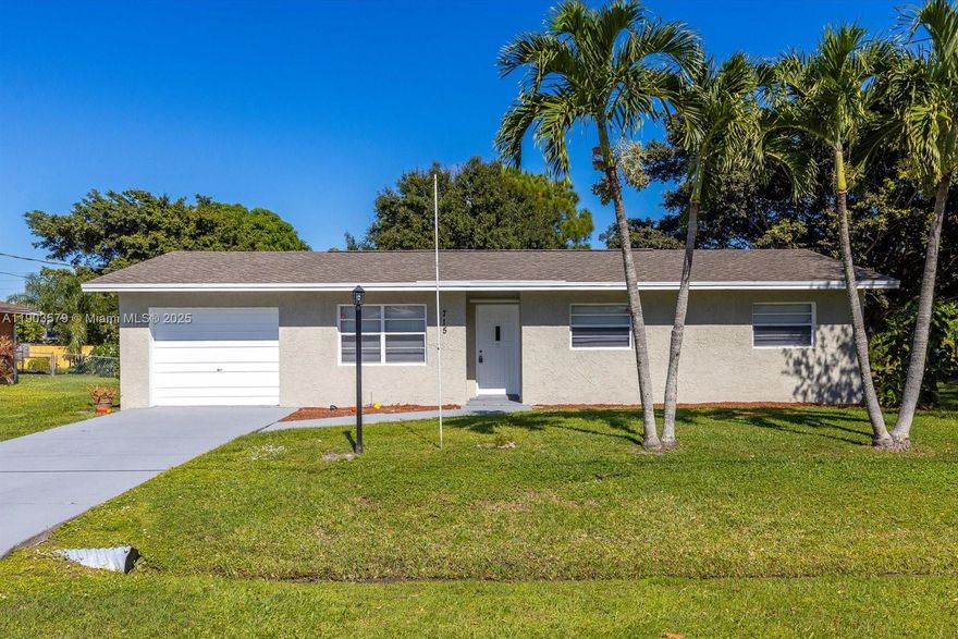 Beautifully renovated 3 bed, 2 bath home in the heart of Port St. Lucie’s desirable neighborhood. Step inside and discover modern upgrades, bright open living spaces, and a large private backyard perfect for entertaining or relaxing under the Florida sun. Ideally located near Floresta Elementary, shopping, dining, and major highways — offering the perfect balance of quiet neighborhood living and easy access to everything Port St. Lucie has to offer.