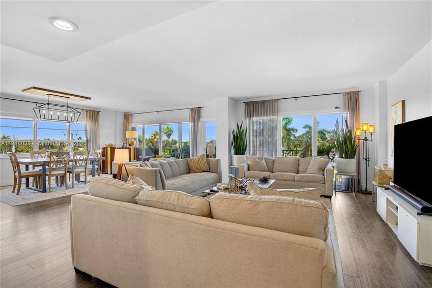 Corner unit unlike no other located right on Las Olas! Spacious, modern, and completely updated and move in ready. Plenty of space to entertain with a massive open floor plan with views of the water from any window. Updated kitchen includes a large island with built in wine fridge as well as a bar thats great for having guests over. Large secondary bedroom with an even bigger primary bedroom with walk in closet. Unit also has its own washer and dryer. Feel safe with impact windows and 24 hour doorman. Completely turn key and just a few minutes walk to anywhere on las olas or the beach. Fancy newly renovated lobby, heated pool, gym, and library.