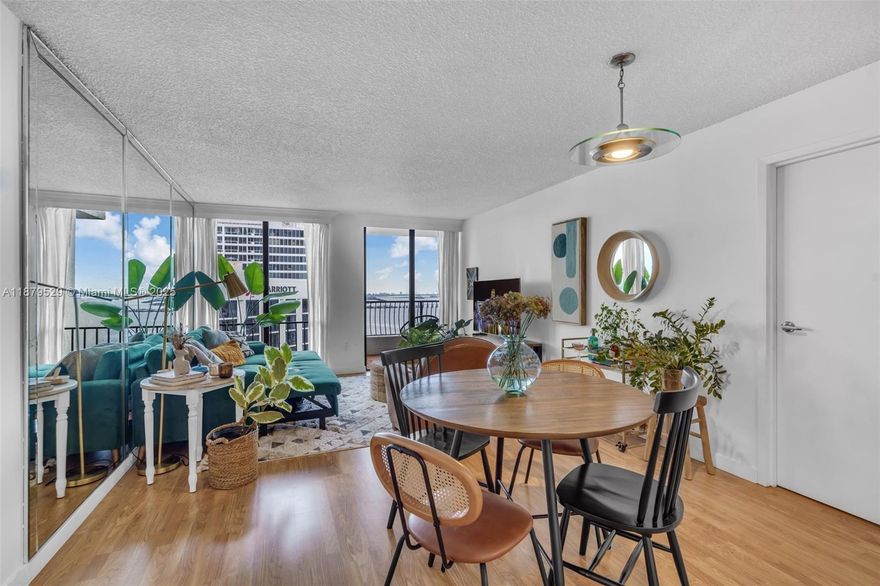 Exceptional Penthouse Living at Venetia Condominium! Experience breathtaking Biscayne Bay and Miami Beach skyline views from this 1BR/1.5BA penthouse, featuring floor-to-ceiling windows and a spacious bayfront balcony. The bright, open layout includes a large living room, a bay view bedroom with walk-in closet, and excellent flow for everyday living.Venetia Condominium offers resort-style amenities: 24/7 security, valet, pool, renovated gym,basketball,pickleball & tennis courts plus an on-site restaurant/bar.The building has recently updated elevators, refreshed corridors, and a beautifully renovated penthouse hallway.15-minute bike ride to South Beach,10 minutes to Wynwood,Midtown,Design District and Brickell. World-class events including Miami Boat Show, Art Basel right at your doorstep.