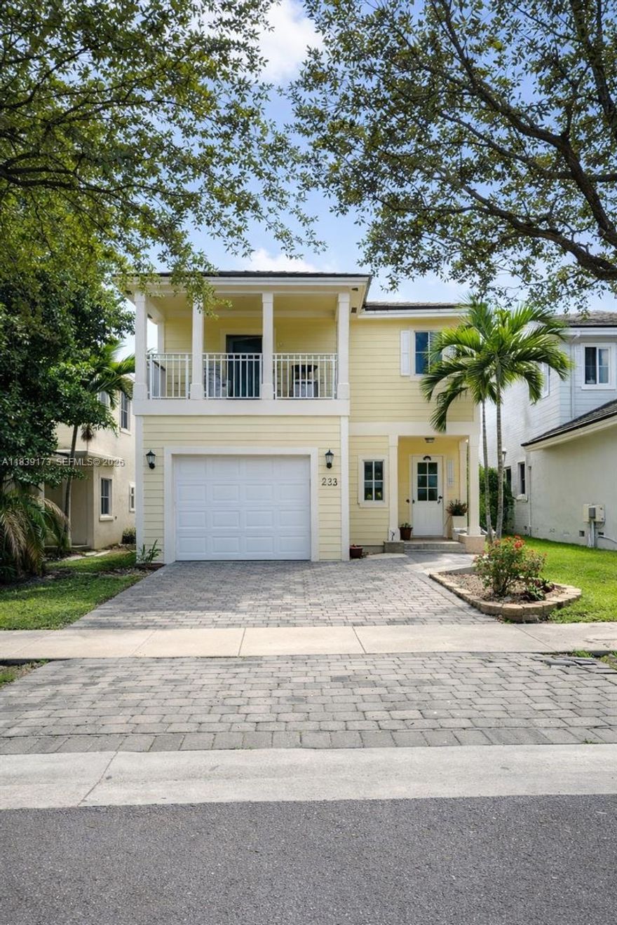 This beautifully designed two story home offers three bedrooms and two and a half baths with a layout that balances comfort and functionality. The spacious kitchen serves as the heart of the home with generous prep and storage space. A practical garage laundry area keeps the main living spaces open and uncluttered, and the one car garage provides added convenience. The community enhances everyday living with a clubhouse, resort style pool, and fitness center.