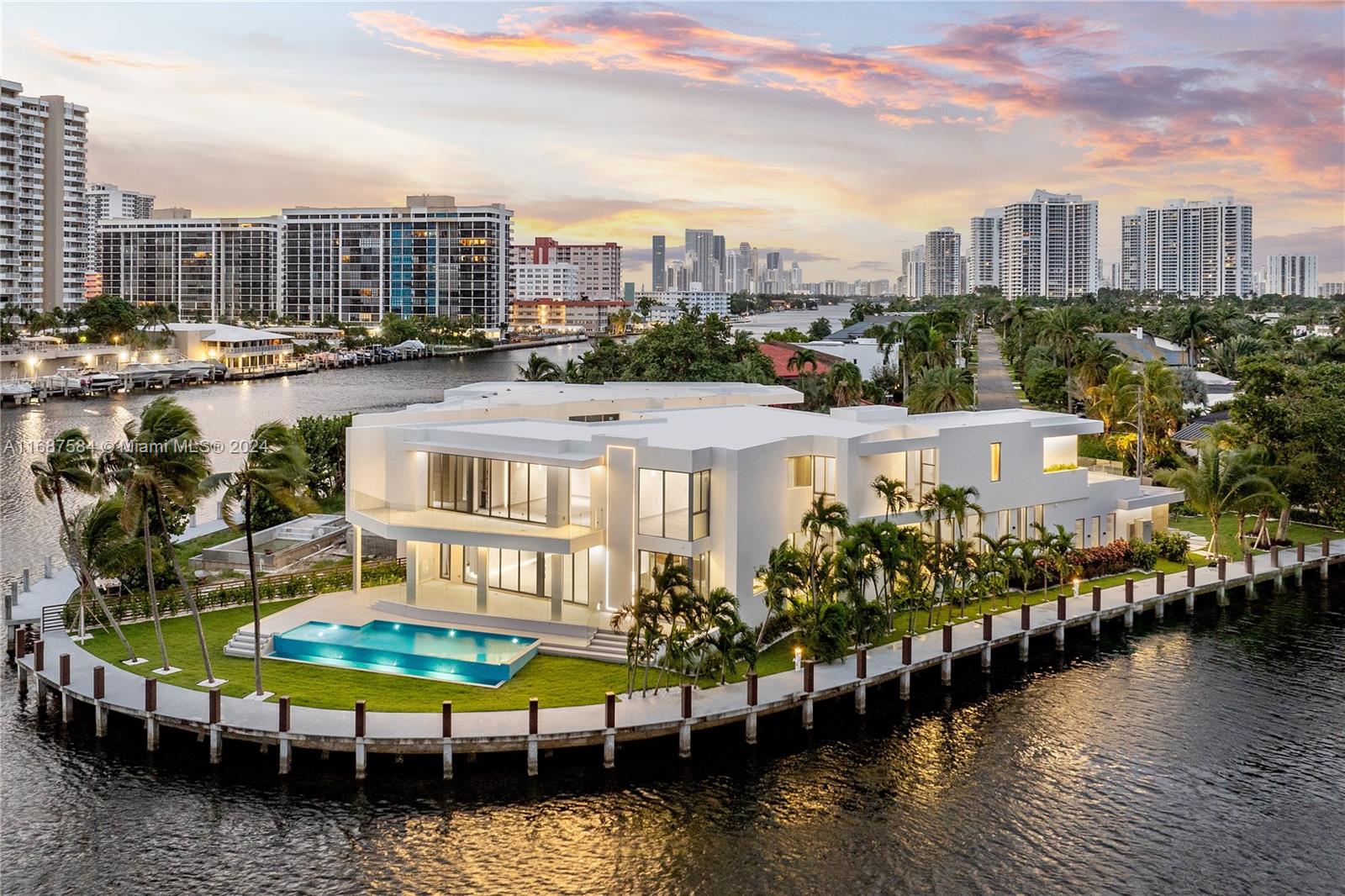 Property for Sale at 501 Palm Dr, Hallandale Beach, Broward County, Florida - Bedrooms: 8 
Bathrooms: 10  - $12,990,000