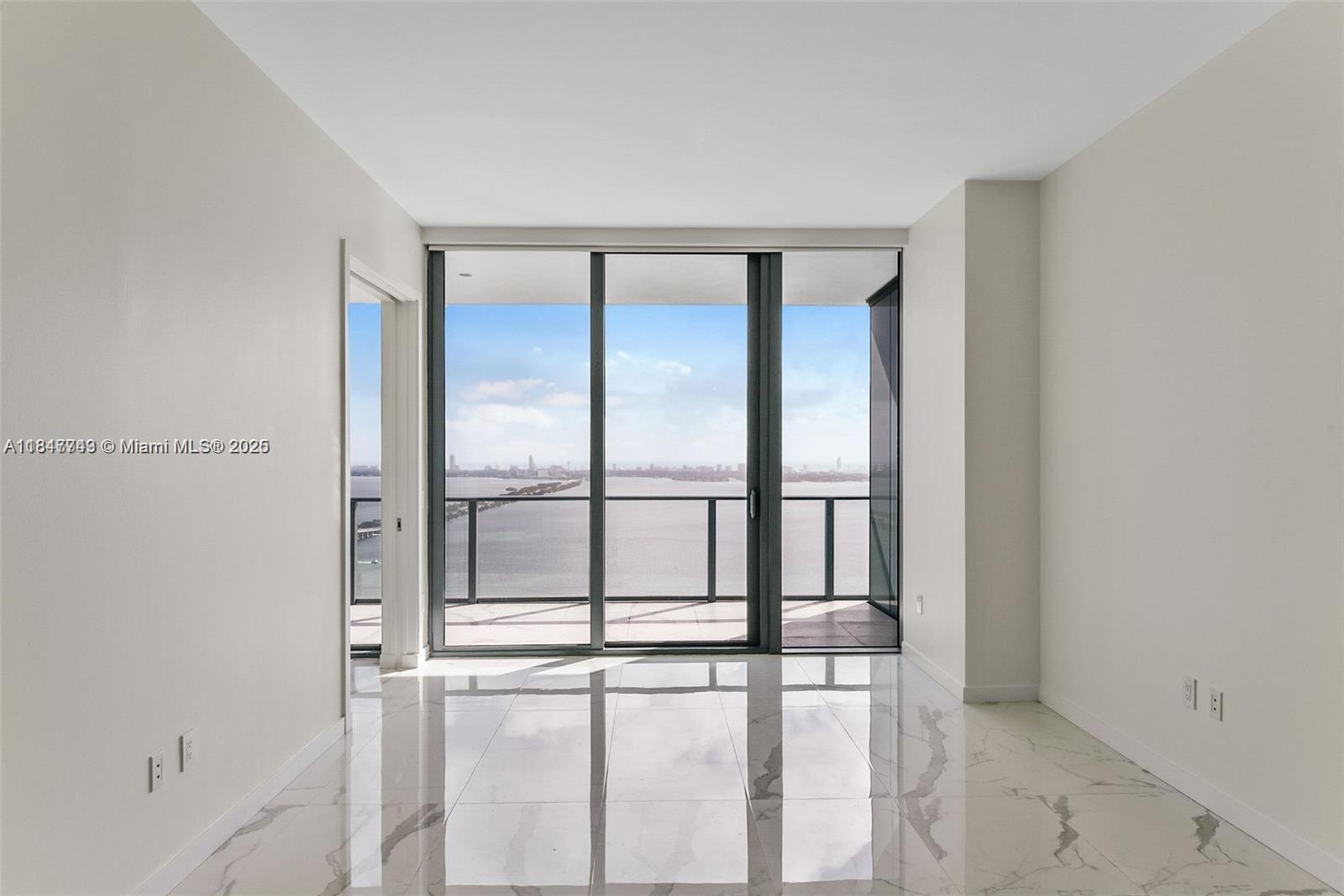 Gorgeous high floor 03' line at Gran Paraiso Residences in Miami's Edgewater District. Beautiful 2 bedrooms + 3 baths + Den. Italian look a marble porcelain. Located on a HIGH FLOOR, offering breathtaking views over the Miami Beach Skyline, Atlantic Ocean and Biscayne Bay. Best 2-bedroom Floorplan in the building, 1,187 sq ft under a/c. This unit is equipped with high end European appliances, Wolf Subzero with custom made closets and motorized blinds in both living rooms and bathrooms. Comes with 1 assigned parking space. Unit can be rented furnished or unfurnished.