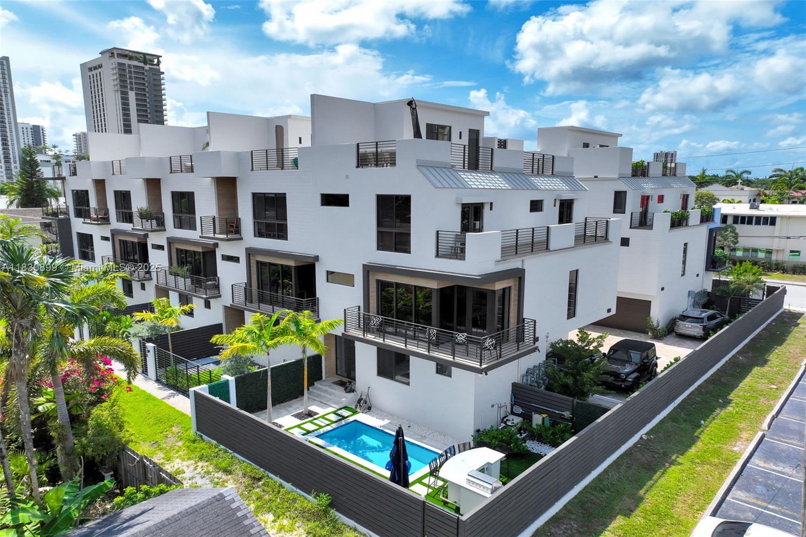 *** (BUILDER/APPRAISER CONFIRMED 2,352 SQ FT ) *** 8Hundred North at Victoria Park is an exclusive community of just 10 modern luxury townhomes in East Fort Lauderdale. Ideally located minutes from the beach, parks, top-rated restaurants, shopping, gyms, and the vibrant energy of Las Olas Boulevard and Flagler Village.This 2,352 Sq Ft 4-story residence features 3 bedrooms, 3.5 bathrooms, and an open layout designed for seamless indoor-outdoor living. Highlights include Italian PEDINI® cabinetry, Sub-Zero/Wolf and Miele appliances, a spacious 2-car garage with EV readiness, tankless gas water heater, epoxy garage floors, custom shades, a private yard, and a large rooftop terrace with a fully equipped outdoor kitchen perfect for entertaining. *TEXT LISTING AGENT TO SCHEDULE SHOWINGS *