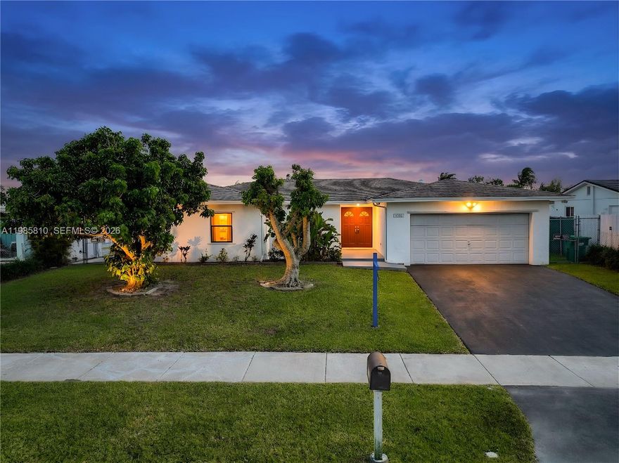 Welcome to this beautiful single-family home featuring 4 bedrooms and 2.5 bathrooms. This property offers spacious living, dining, and kitchen areas, perfect for everyday comfort and entertaining. The kitchen features ample built-in cabinetry and generous counter space. The primary suite includes an en-suite bathroom and a large walk-in closet. Additional highlights include a laundry room and a two-car garage. Step outside to a fully fenced backyard with a covered patio, ideal for relaxing or entertaining, with plenty of space to build a pool. The property also includes an extra storage shed, an oversized driveway with ample parking, and space for boat or RV parking. No HOA!!! Conveniently located near US-1, the Turnpike, the Metro station, Walmart, Southland Mall, Black Point Park and Marina, and just minutes from the Florida Keys. Enjoy the immersive 3D virtual tour. May your Best start here!