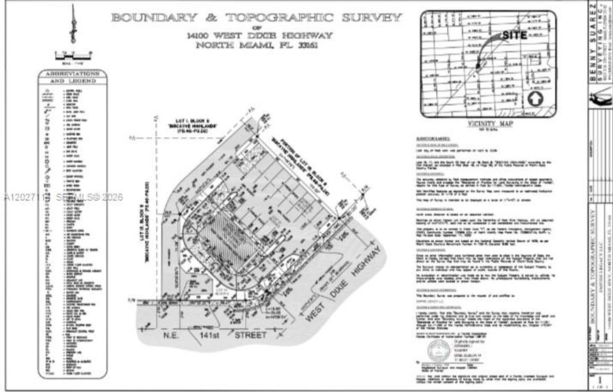 Folio:06-2219-015-1570 - 06-2219-015-1580- 06-2219-015-1590. 14100 W Dixie Hwy presents a premier retail or redevelopment asset in North Miami. The property features a 1,422 SF freestanding building positioned on a highly visible 12,481 SF lot comprised of three separate folios. Previously operated as a restaurant, the site retains rare, highly coveted drive-through infrastructure, indoor seating, and rear alley delivery access. Located on an active commercial corridor seeing over 23,500 vehicles daily, the property is currently zoned R-5 but offers an immediate value-add conversion path to C-1 commercial zoning. For the investor, this asset provides an exceptional foothold to capture South Florida's retail demand, utilizing existing drive-through mechanics to bypass lengthy modern permitting while preserving long-term multi-folio assembly value.
