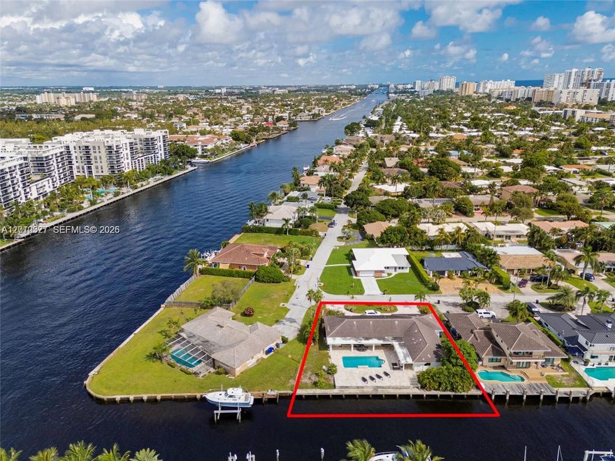 LOCATION,LOCATION PRESTIGIOUS AND EXCLUSIVE LIFESTYLE OF LAUDERDALE BY THE SEA! THIS PRIME WATERFRONT HOME IS SITUATED IN THE GATED COMMUNITY OF BEL-AIR ONLY 1 LOT FROM THE INTRACOASTAL WATERWAY. THIS 4 BEDROOM/3 BATH IS TASTEFULLY UPDATED WITH COASTAL DESIGN INSPIRATION. LARGE OPEN KITCHEN W/ GRAY CABINETRY & GRANITE COUNTERS. KITCHEN WITH A WALL OF WINDOWS OVERLOOKING THE POOL & CANAL. GORGEOUS WATER VIEWS, TRAVERTINE PAVERS. 125 FT ON THE WATER, CLOSE TO THE BEACH, RESTAURANTS, SHOPS & NIGHTLIFE! SOUTH FLORIDA LIVING AT IT'S BEST! FURNITURE IS NOT INCLUDED. CALL LISTING AGENT FOR INSTRUCTIONS .