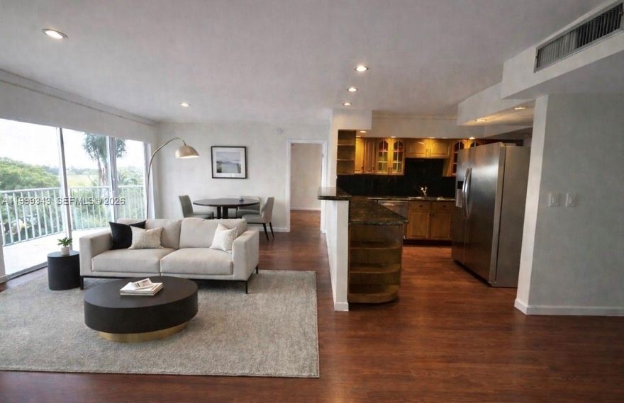 This is the one you’ve been waiting for.
Step into a beautifully sun-filled residence featuring 1 bedroom and 1.5 bathrooms, perfectly positioned to capture serene golf course views. From the moment you enter, you’ll appreciate the inviting blend of comfort, functionality, and peaceful surroundings.
The well-designed layout offers a spacious primary suite, a convenient half bath for guests, a walk-in closet, Smart Lock, blackout shades, newer appliances, & a private balcony—ideal for enjoying quiet mornings and relaxing evenings overlooking the greens.
Additional highlights include an assigned parking space, a large assigned ground-level storage space, ideal for bikes, kayaks, & other personal belongings, & resort-style amenities, with monthly maintenance conveniently covering hot water, cable, internet, and pest control. The building’s no-rental policy helps maintain a quiet, owner-oriented environment.
Residents enjoy a full suite of amenities, including a club room, sauna, 2 heated pools, billiard room, fitness center, & sun deck, offering a true resort-style lifestyle.
For added peace of mind, the building maintains reserves & has successfully passed its mandatory 50-year recertification, reflecting strong management and long-term stability.
Ideally located just minutes from beaches, shopping, dining, & major roadways, this residence offers both tranquility and accessibility.
A fantastic opportunity for buyers seeking a move-in-ready home with a view—don’t miss it.