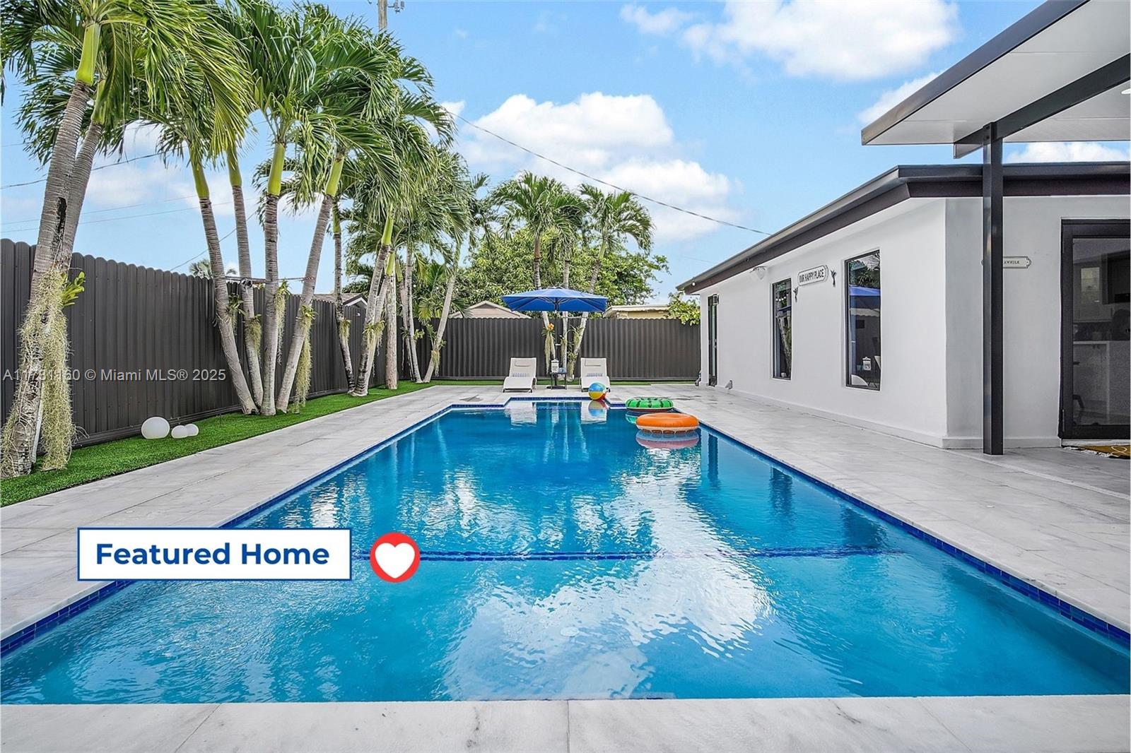 Completely Remodeled Turn-key 4-Bed, 3-Bath Pool Home, blending modern comfort and style. This gem includes a versatile private suite w/its own entrance, bathroom, and walk-in closet—perfect for guests, in-laws, or home office. Inside, enjoy sleek porcelain tile floors, a cozy living room w/a TV wall + chimney, and a chef-inspired kitchen with a Large Kitchen Island, featuring custom shaker cabinets, quartz countertops, and premium stainless steel appliances. The backyard is a private paradise, boasting a 15x30 heated pool with Jacuzzi, an insulated pergola, and lush landscaping with orchids and palm trees. Recent upgrades include a new roof, pool, and pergola, plus hurricane-impact windows and a smart home system. Located near Baptist Hospital, Dadeland Mall, and major highways.