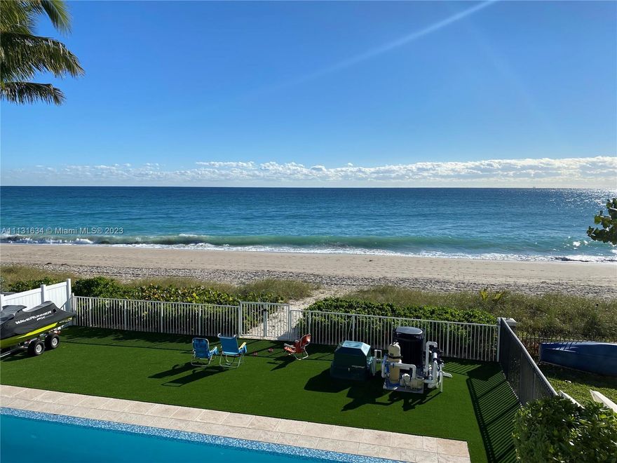 Beautiful direct ocean opportunity One of only 49 homes on the sand on Fort Lauderdale Beach. Open floorplan with incredible ocean views from the great room and open kitchen and oceanfront terrace. Only one to rent like this, Live like a king without the cost of purchasing.