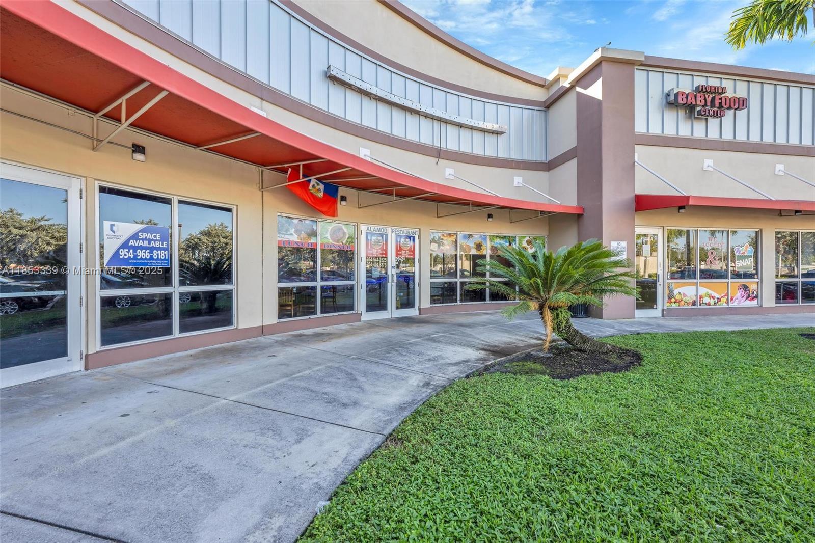 Amazing Caribbean restaurant in the heart of Hollywood, Florida. Excellent location with high visibility anchored by strong corporate tenants. Space includes walk in refrigerator, freezer, oven, two gas stoves, three juice compartments machines, ice machine, tables, chairs, wine glasses, two air fryers, clover register, soft drink cooler, hood, grease trap, sink. Space is ready to be taken over, ideal for someone seeking a brick and mortar location with great traffic. Seeking to sell license, assets and assumption of lease for $150K. Take over lease on a turn key location. Don't miss out! Contact me for private tour!