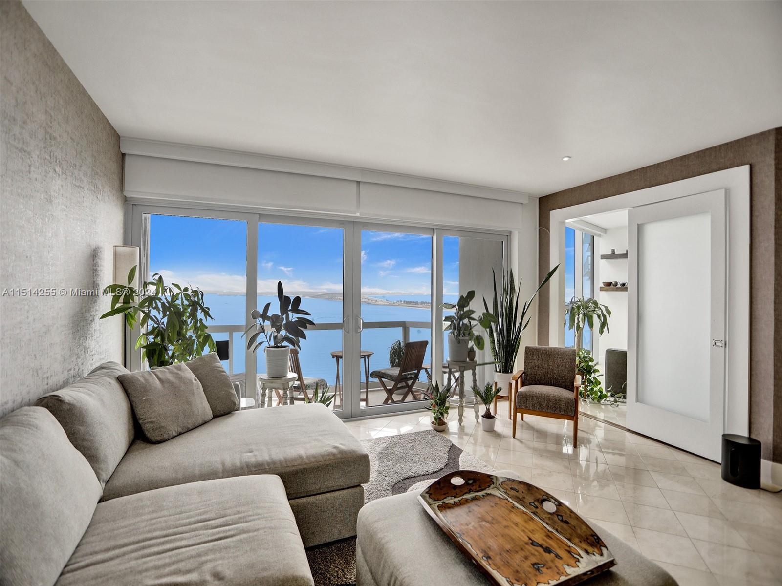 Indulge in breathtaking water vistas from the moment you step through the door of this remodeled residence nestled in one of Brickell Ave most coveted condos. This unit boasts expansive, open interiors complemented by a generous balcony that offers panoramic views of the bay. Exquisitely remodeled unit with wide open spaces,  marble floors and impact glass floor to ceiling windows. Resort-style living, featuring a  well-equipped gym, an oversized pool overlooking the bay, a convenience store for your essentials and more. Immerse yourself in the tranquility and refreshing waterfront breeze while enjoying the proximity to the city's vibrant lifestyle. Walk to nearby destinations and relish the perfect fusion of serenity and urban energy that defines this exceptional living experience!