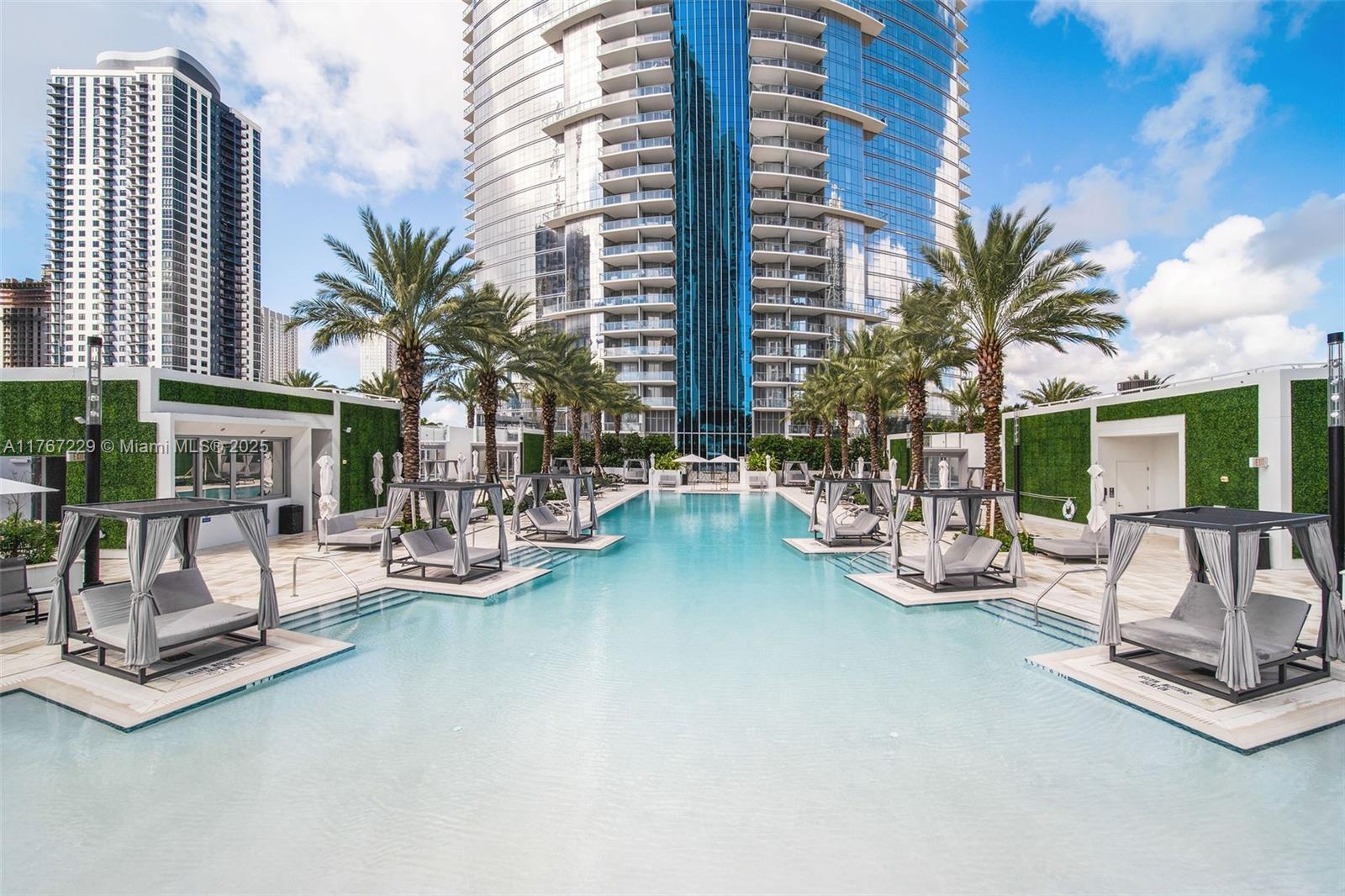 Rental Property at 851 Ne 1st Ave 1700, Miami, Broward County, Florida - Bedrooms: 1 
Bathrooms: 2  - $4,950 MO.