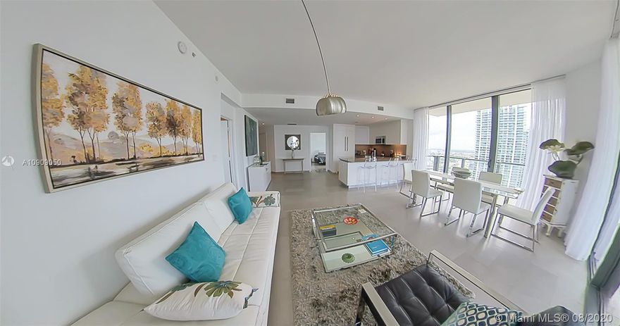 Rise condominium corner unit, split bedroom floor plan with large wrap around balcony and breathtaking views of Brickell's skyline, Biscayne Bay and the Miami River. Features Bosh appliances and large walk-in closets. Live within the vibrant Brickell City Centre and have some of Miami's finest dining and shopping just steps away. Building offers luxurious hotel-style amenities and services. Unit also for sale.
