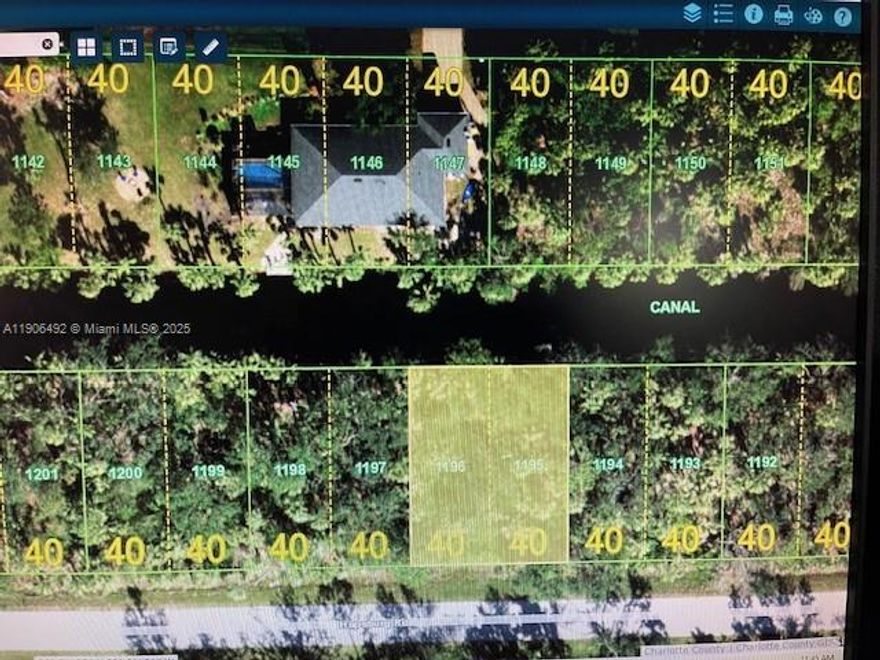 This waterfront plot for sale has 80' riverside. You can build your new home within 3.5 to 5.0 miles of the ocean and I-75. Asphalt road, facilities are ready. Enjoy the tranquility & beauty of the area's proximity to the sea here without worrying about behavioral restrictions. This is a growing area located just off US41 between Punta Gorda to the North & Ft Myers to the south. The town has many nice restaurants, very close shopping, and this is located in SW Florida.