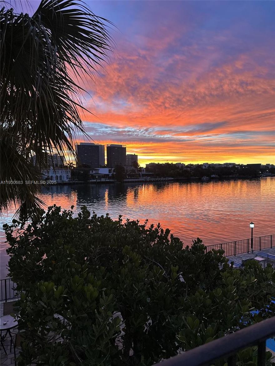 Great Building in Bay Harbor Island. Remodeled 2/2.  Spacious bright water views.