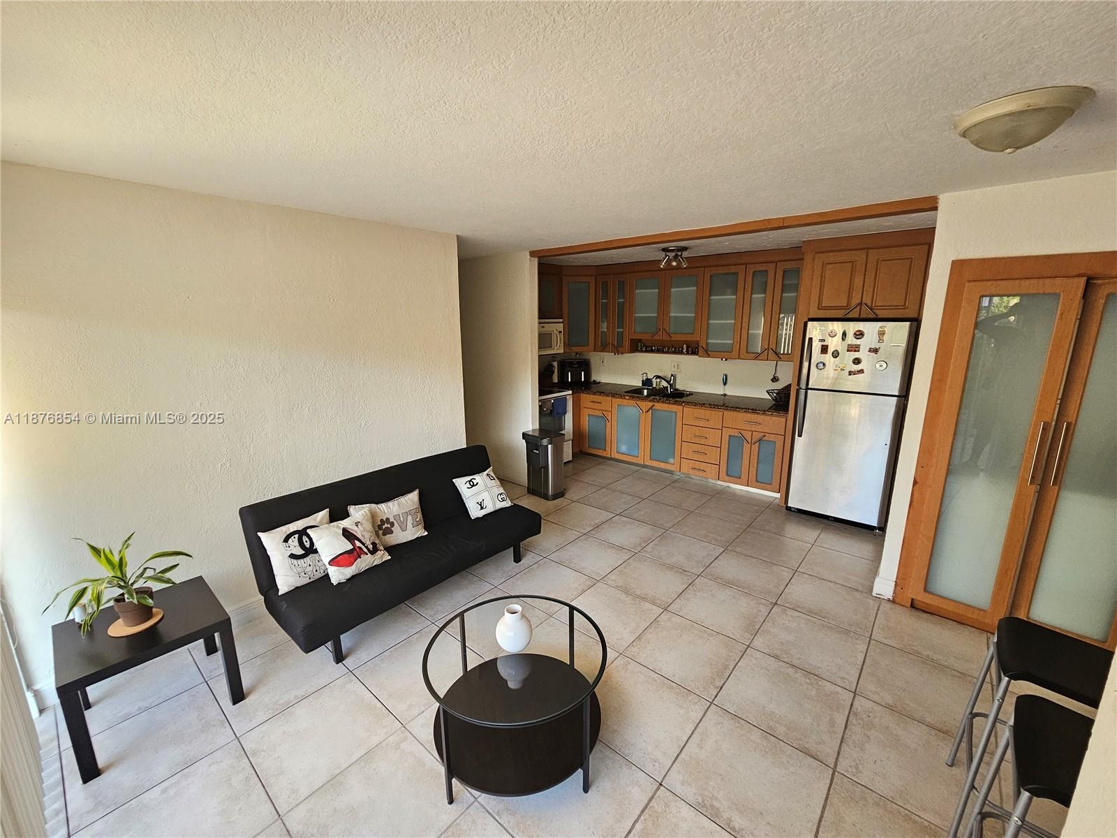 Great location in Doral Garden, near Downtown Doral and Palmetto Expressway. Very spacious one bedroom with double closet. Bathroom can be accessed from bedroom and living room. Open kitchen with all appliances included. Cornet unit with big patio to enjoy outdoor activity. 1 assigned parking space in gated community. Unit is close by to the community pool.
