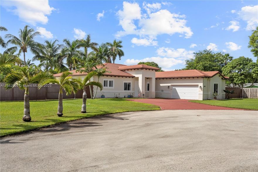 Like-new custom home in sought-after Coco Bay Estates! This beautifully designed residence features 4 spacious bedrooms, 3 full bathrooms, and a half bath. Each bedroom includes a custom walk-in closet for ample storage. The gourmet kitchen boasts Ubatuba granite countertops and stainless steel appliances, perfect for entertaining with its open-concept layout. Enjoy a grand double-door entry, hurricane-impact windows, and a comprehensive custom alarm and security system for peace of mind.

The home is finished with elegant 20"x20" beige porcelain tile throughout. Step outside to your private resort-style oasis, an oversized, saltwater heated pool with jacuzzi (60'x40'x20'), plus a custom cabana, ideal for outdoor living and entertaining. LG washer and dryer included. A Must See!