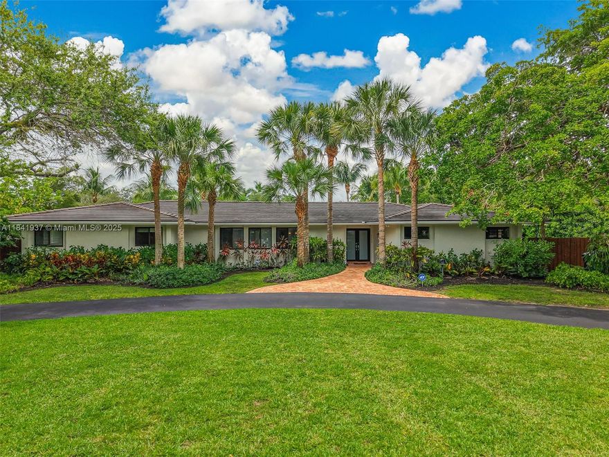 ~ NORTH PALMETTO BAY BEAUTY ON QUIET STREET EAST OF OLD CUTLER ROAD IN FARMERS ACRES NEIGHBORHOOD ~ 5 BEDROOMS 3 BATHROOMS W/ 2 CAR GARAGE & 39,204 SF LOT ~ NATURAL LIGHT FILLS OPEN LIVING AREAS ~ UPDATED HOME FEATURES OPEN KITCHEN, HARD WOOD FLOORS, IMPACT GLASS WINDOWS & DOORS ~ STUNNING PRIMARY SUITE WITH SPA STYLE BATHROOM & WALK-IN CLOSET OPENS TO POOL / PATIO AREA ~ BEDROOM WING BOASTS 4 ADDITIONAL BEDROOMS & BATHROOM ~ EXCEPTIONAL FEATURES INCLUDE A FANTASTIC SUMMER KITCHEN, FULL HOUSE GENERATOR, FULL HOUSE WATER FILTER, SECURITY SYSTEM W/ CAMERAS AND 20 X 40 POOL WITH COVERED TERRACE ~ HUGE YARD PERFECT FOR BASEBALL, FOOTBALL & SOCCER GAMES ~ PLENTY OF ROOM TO ADD TENNIS COURT AND / OR PARK RV OR BOAT ~ CLOSE PROXIMITY TO ELITE PUBLIC & PRIVATE SCHOOLS ~ MUNICIPAL WATER AVAILABLE