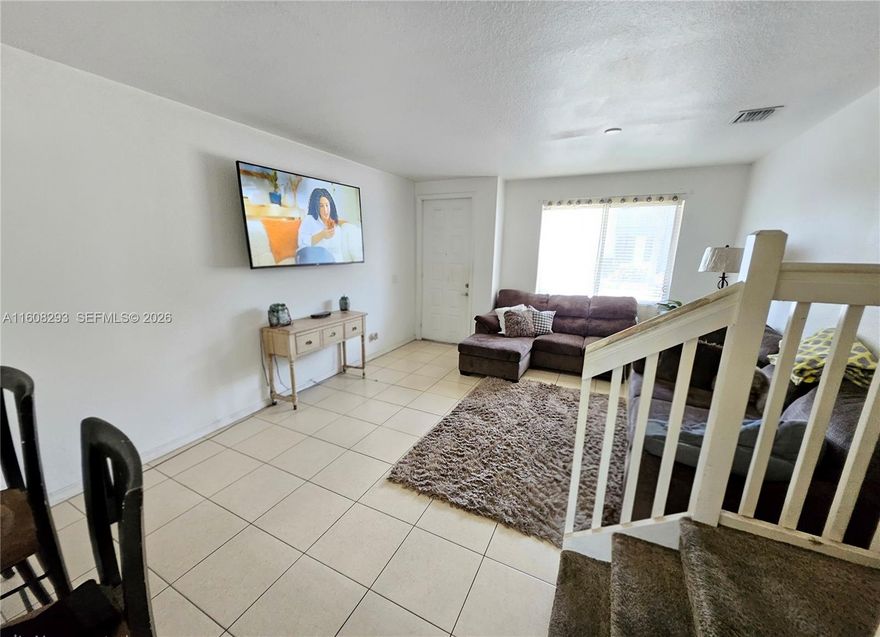 Very spacious 2 stories townhome, with 3 bedrooms, 2 full bathrooms upstairs and 1/2 bathroom downstairs. 2006 construction, great community in a very convenient location. Lots of amenities. Everything in working condition. Currently rented at $1,800 a month until 8/31/2026 to long term tenant. Lease has a 60 days cancellation notice if Buyers needs to move in. Conventional, FHA or VA loans accepted with approval letter. DO NOT DISTURB TENANTS. VIRTUAL TOUR VIDEO available upon request.  FHA, VA, Conventional, cash, welcome.   ***AGENTS SEE BROKER REMARKS***