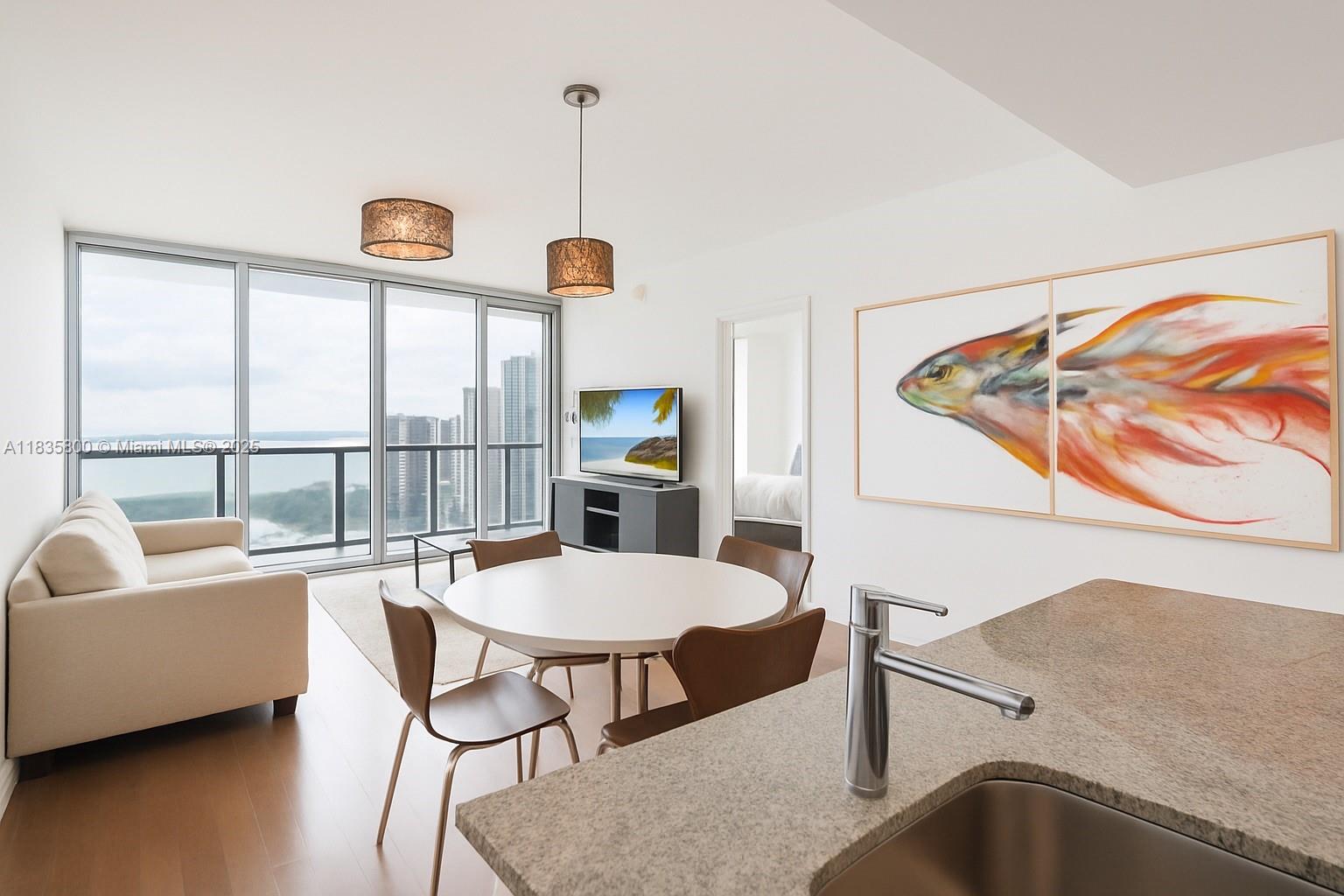 Live in the heart of it all! This impecable 1 bed + DEN, 1.5 bath condo at Marina Blue offers stunning bay and skyline views with unbeatable walkability. Just steps from Miami’s top cultural, dining, and entertainment spots — including the Perez Art Museum, Frost Science, Kaseya Center, Bayside, and the new Miami Worldcenter. Quick access to I-95, Brickell, Wynwood, and the beach. All in one of Downtown Miami’s most exciting high-rises.