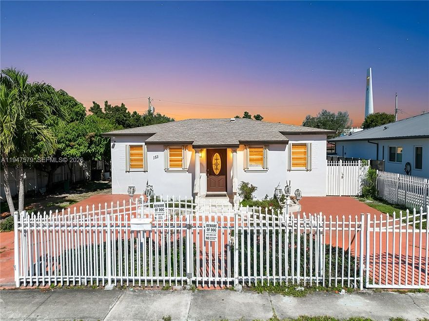 GREAT INVESTMENT OPPORTUNITY! Spacious duplex on an oversized 8,556 sq ft lot in desirable West Hialeah, just minutes from Milander Park and Palm Avenue. This multi-family property features a total of 7 bedrooms, 3 full bathrooms, and 1 half bath perfect for investors or multi-generational living. Highlights include tile flooring throughout, a fully fenced yard, and plenty of space for RV or boat parking. The property also includes a shed for additional storage and mature fruit trees for added value and charm. Conveniently located near markets, shopping, hospitals, and restaurants, offering both strong income potential and everyday ease. Enjoy the 3D tour. May your Journey of smart investments start here!