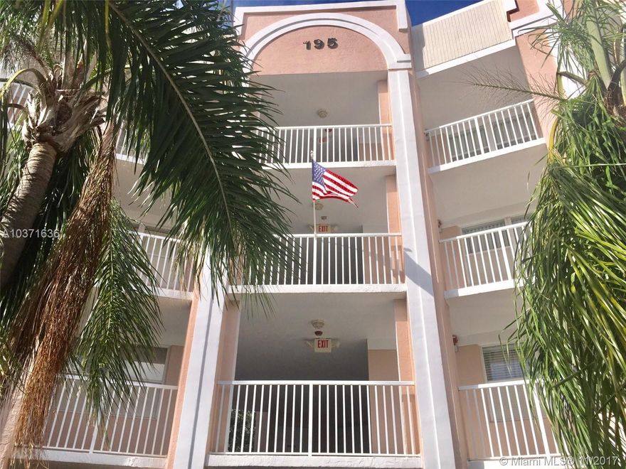 Spacious and bright first floor three bedroom corner unit apartment with great views of golf course and lake. One of the largest unit in Sunrise Lakes IV with 1370 sq. ft under air with windows in every room. Huge master bedroom with walk in closet, 2 vanities, soaking tub and separate shower. Nice tile floors throughout. Laundry room with washer and dryer and storage space. Seller requests- proof of funds, credit report (min 650), income statements showing $2,400 month income with all offers. 55+ Community.