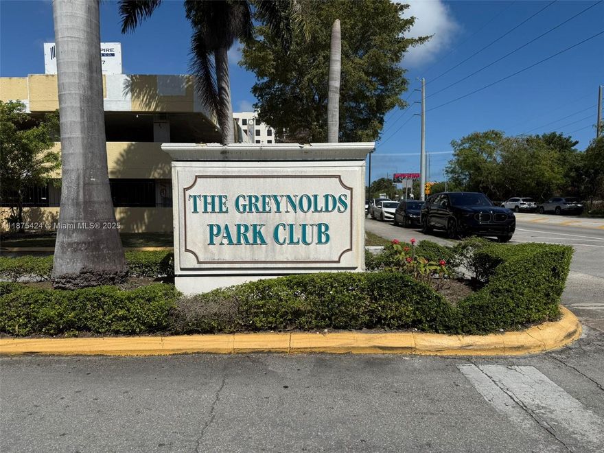 Roomy 3 Bed 2 Bath located at first floor: enjoy living in an apartment as if you were in a house! Plenty of natural light, washer and dryer in unit. Ammenities include pool and BBQ area. 2 assigned parking spots, covered garage. Close to everything: few steps from Aventura, shopping malls, 10 minutes from the beach, Greynold Park and highways!Surranded from new developments, the area is going to turn to a very opportunityfor investement! At the moment the unit is rented...