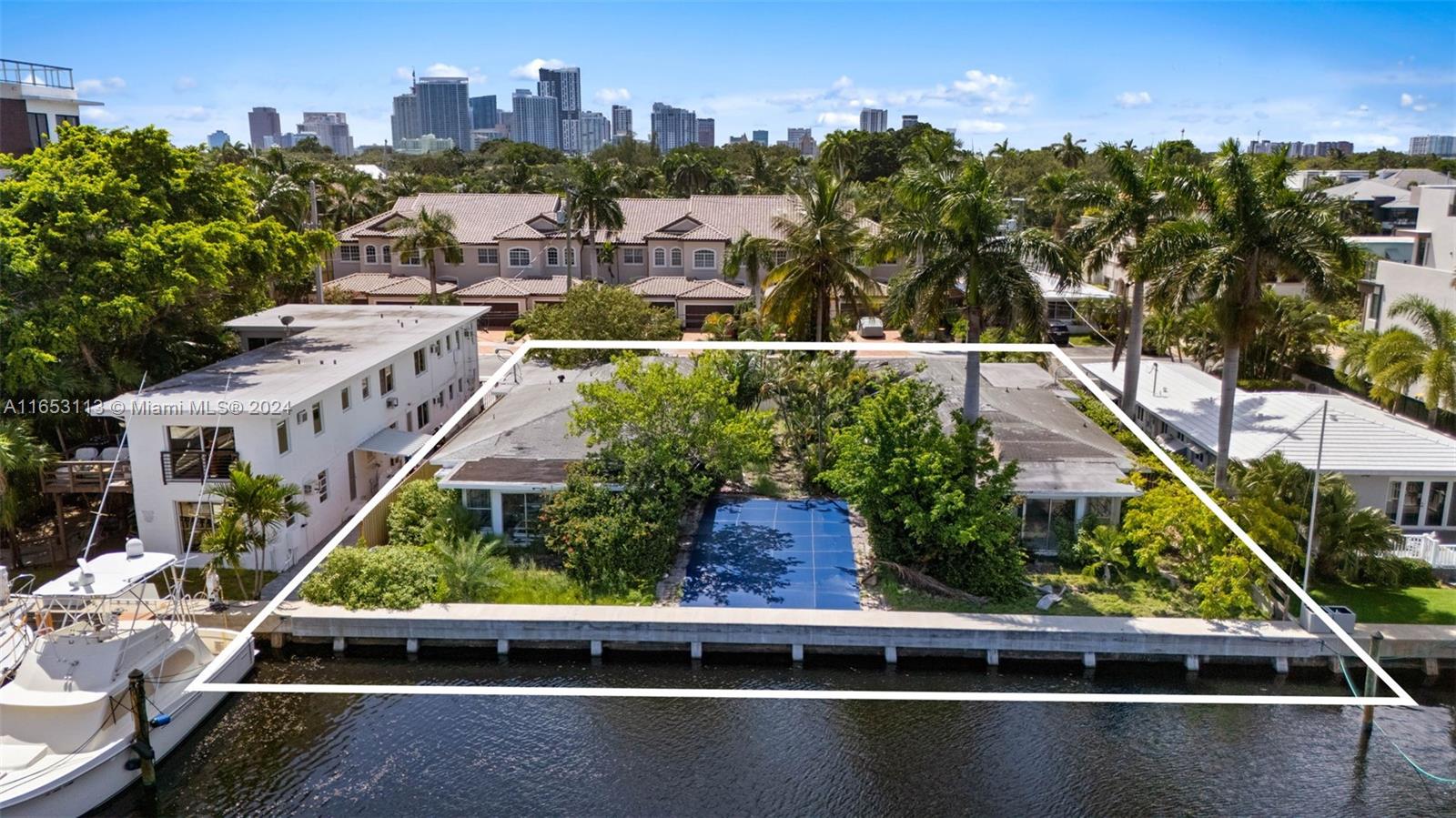 Discover a unique development opportunity at 94-96 Hendricks Isle in the prestigious waterfront community of Las Olas Isles. This .29-acre lot spans 12,500 square feet, offering 100 feet of waterfront with no fixed bridges and deep water access—ideal for accommodating large vessels and providing easy access to the ocean.
Zoned for multi-family use, this property is a prime canvas to create exclusive residences with private boat slips. Located just five minutes from the vibrant Las Olas dining and shopping district, and equally close to the beach. 94-96 Hendricks Isle is perfectly positioned for a high-end development. Residents will also enjoy close proximity to the world-famous Fort Lauderdale International Boat Show, further enhancing the appeal of this address.