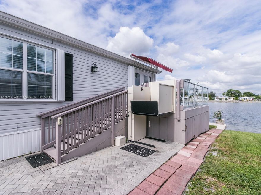 Enjoy amazing waterfront views in this fully upgraded manufactured home built by Jacobsen Homes. This home is move in ready. Attention to detail with top of the line stainless appliances, gas stove, composite decking on patio & dock. See attached list for complete list of upgrades. Great location! You own the land. HOA only 80/month