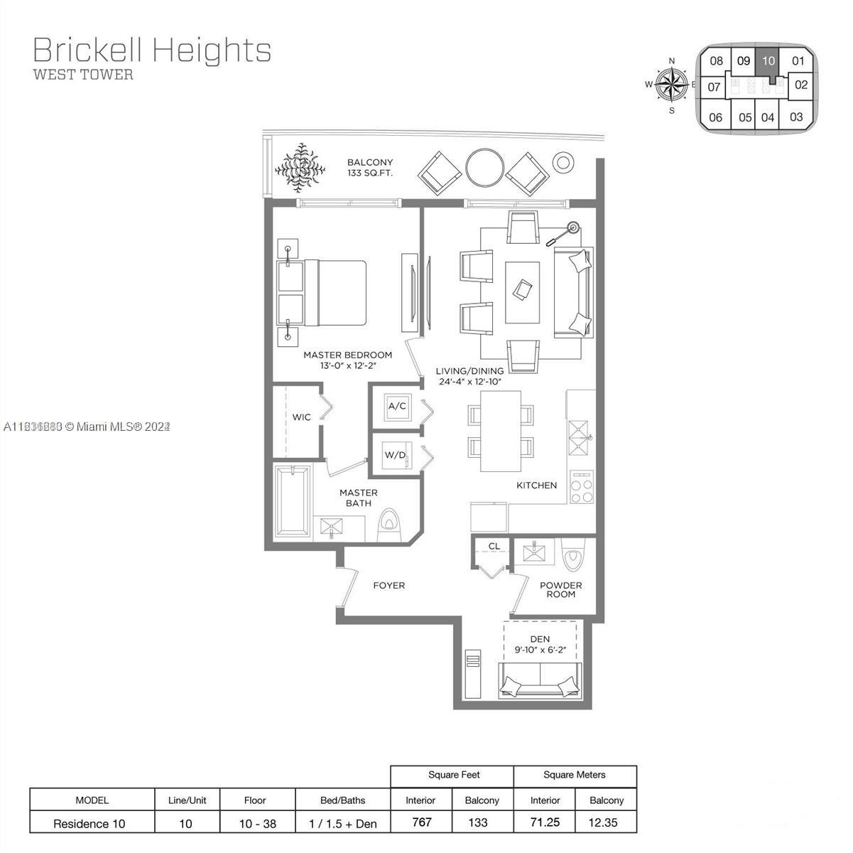 BRICKELL HEIGHTS WEST CON - Residential Lease