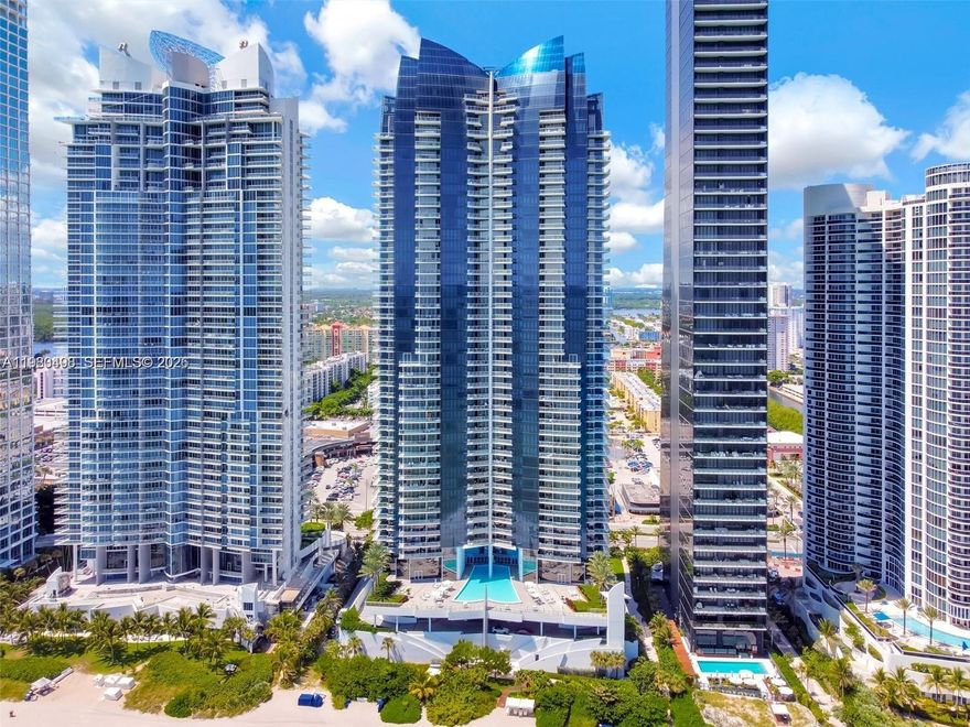 ANNUAL RENTAL - Gorgeous one bedroom with one a half bathrooms being rented unfurnished, direct ocean views!! Luxury Building in Sunny Isles Beach with all the amenities and services. Water, cable and internet included in rent. First, Last and Security required.
