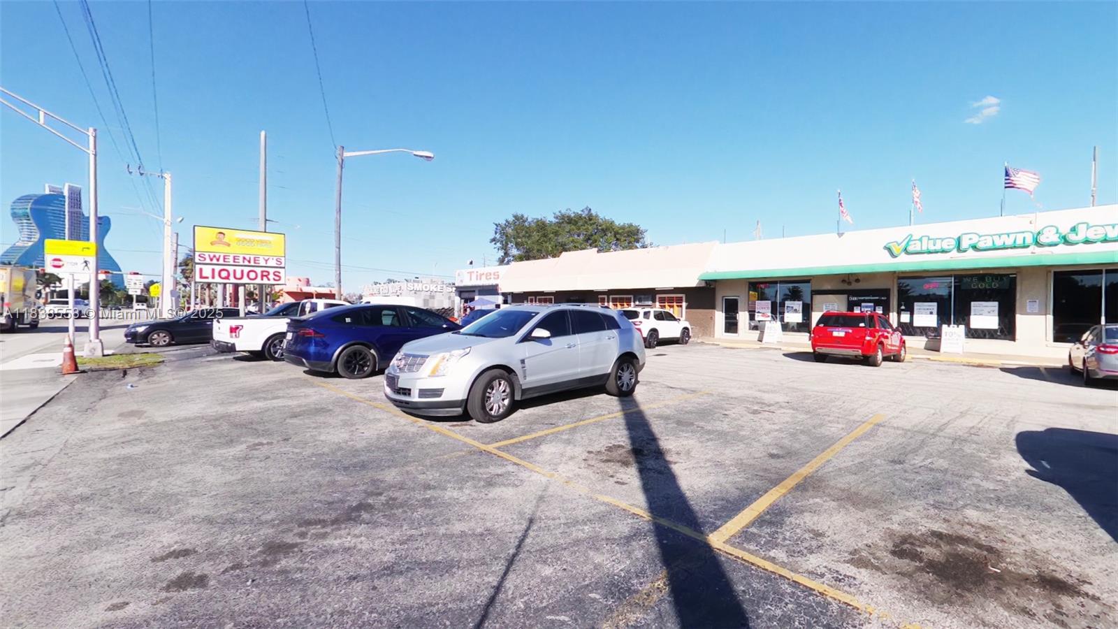 Tenant to vacate early within approximately 30 days - retail space currently operating as a liquor store. High visibility across from the Seminole Hard Rock.