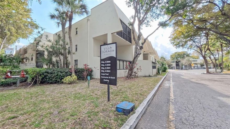 Penthouse opportunity in the heart of Aventura! This spacious 3/2 top floor residence in the desirable Villa Dorada community features a large screened balcony with peaceful pool and garden views. While the unit needs some TLC, it presents the perfect canvas for an end-user or investor to add value in a premier location. Enjoy a resort-style living with amenities including two heated pools, a fitness center, sauna, and clubhouse. Association fee includes high-speed internet, basic cable, water, sewer, and trash removal. This unit is located in a top tier school district, assigned to Aventura Waterways K-8 and Dr. Michael M. Krop Senior High, and is just steps from Aventura Mall and adjacent to the 3 mile Don Soffer Exercise Trail. Under FinCEN's new GTO Rule, transfers will be subject to reporting when buyers use entities or trusts to take title to residential real estate, when the transaction is all cash, privately financed or HELOC.