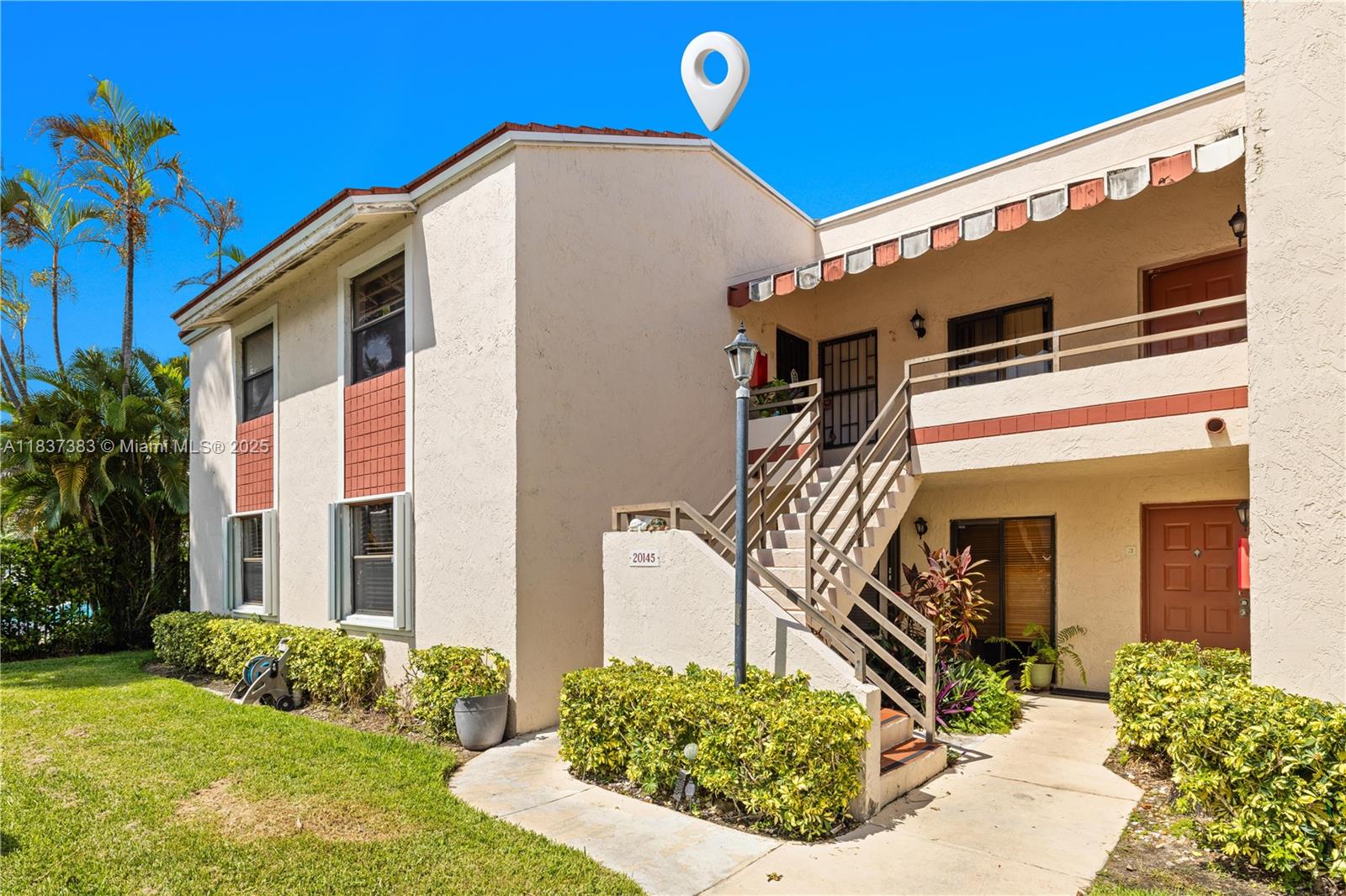 This spacious second story corner unit has big water views! Overlooking the lake & the pool in the guard gated community of Quatraine, you will feel right at home upon entry. With the ideal split & open floor plan, it’s easy for everyone to have privacy while still enjoying their company. The best part: in unit full size W/D! The community is quiet, well maintained & perfectly located to freeways, necessities, Aventura mall & 20 mins to the beach. Homeowners have access to the lake to walk, fish or have a picnic. 1 assigned parking spot, HOA includes water, sewer, trash & basic cable, brand new roof 2024, no assessments, no leasing in the first 2 years of ownership, 2 pets allowed.