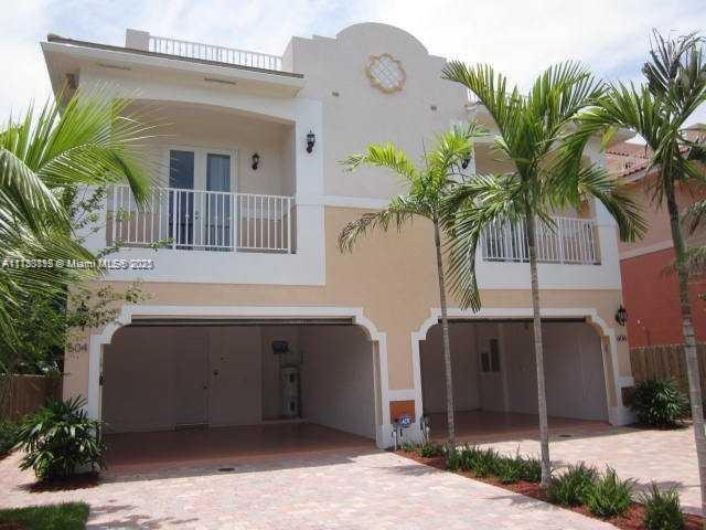 Rental Property at 606 Sw 10th St, Fort Lauderdale, Broward County, Florida - Bedrooms: 3 
Bathrooms: 4  - $5,500 MO.