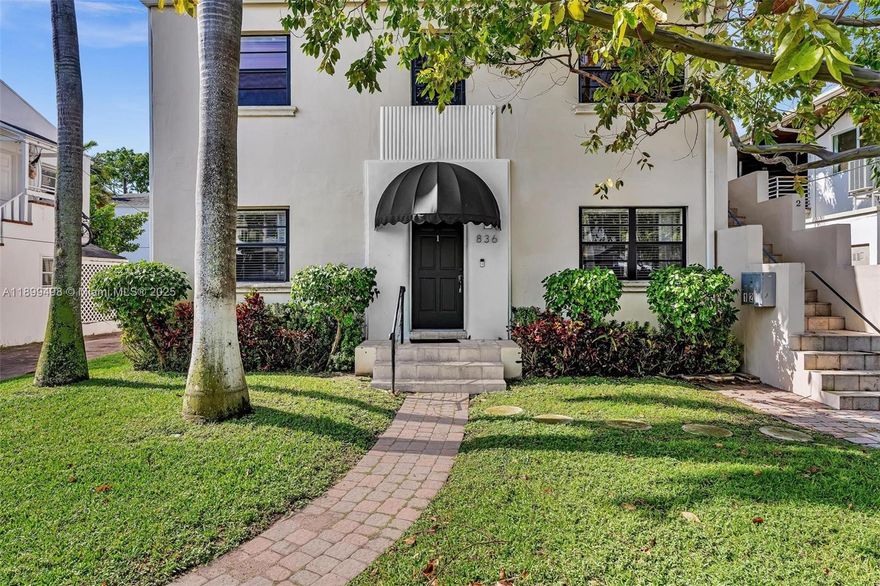 Excellent opportunity to live in and receive income with this turnkey multi-family investment in the heart of Miami Beach. With updated interiors, a consistent rental history, and excellent income potential, this property offers strong upside. Just off 41st Street near synagogues, the beach, and Polo Park, it features two spacious 3-bedroom units, a rarity in Miami Beach, each with central air and bright natural light. The lower unit offers a 3-bedroom, 2-bath layout with generous living areas, while the upper unit includes 3 bedrooms and 1 bath with potential to add a second bath for increased value. A remodeled 2-bedroom cottage showcases modern finishes, marble countertops, and gray tile. Shaded front yard and large backyard perfect for gatherings, enjoying coffee outside, or storage.