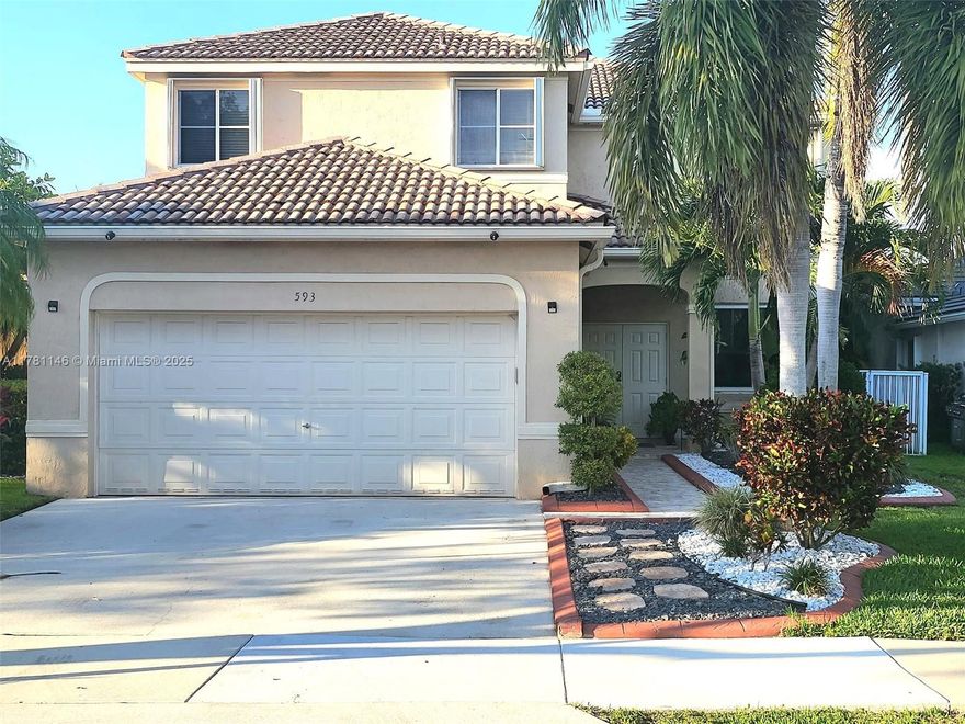 SPECTACULAR LAKEFRONT HOME LOCATED IN A QUIET CUL DE SAC IN ONE OF WESTON'S MOST PRESTIGIOUS COMMUNITIES. BEAUTIFUL LANDSCAPING. OPEN FLOOR PLAN. NEW FLOORS, NEW AC, IMPACT WINDOWS AND DOORS ON THE 1ST FLOOR AND ACCORDION SHUTTERS ON THE 2ND. HUGE MASTER BEDROOM WITH BARN DOOR SEPARATING IT FROM THE MASTER BATH. HUGE POOL FOR PLENTY OF FAMILY FUN. MODERN KITCHEN EQUIPED WITH UPGRADED EUROPEAN CABINETS, GRANITE COUNTERTOPS & STAINLESS STEEL APPLIANCES. SPACIOUS LAUNDRYROOM. FULLY FENCED BACK YARD. FRUIT TREES. ONLY OFFERS SUBMITTED WITH DU APPROVAL WILL BE CONSIDERED. SHOWINGS BY APPOINTMENT ONLY.