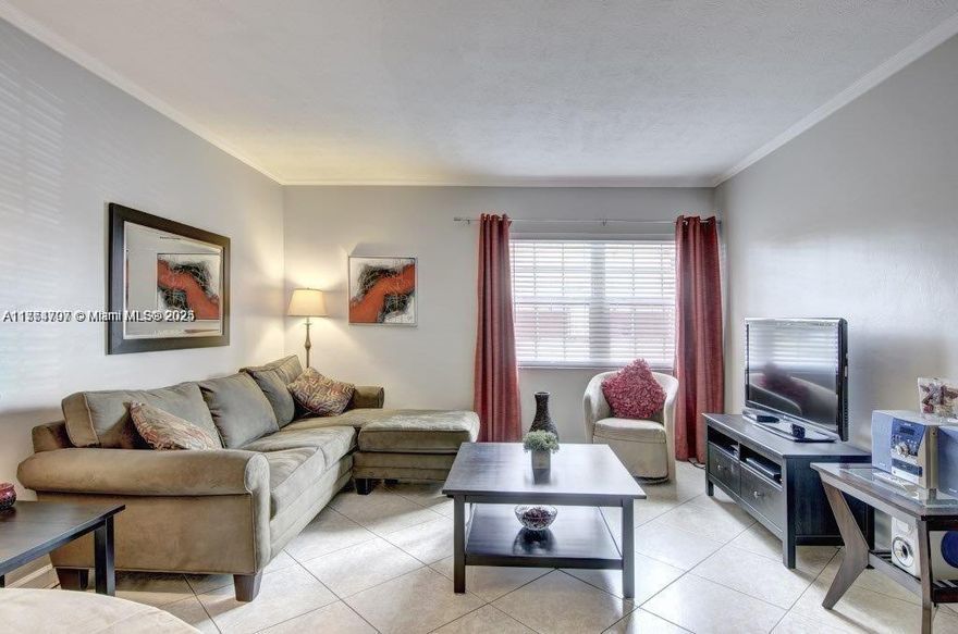 SEASONAL RENTAL!! OCTOBER UNTIL APRIL 2026. No pets. Utilities included and comes completely furnished/turn-key. Boutique 2 story building with unit located on the first floor. Lobby is always locked and there is a community pool. Washer & dryer in the hallway. Very quick approval! One time cleaning fee of $150.