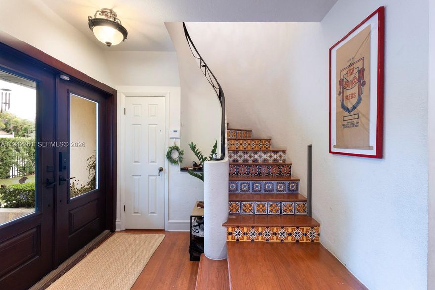 Located in The Roads, one of Miami’s most desirable & centrally located neighborhoods, this 5-bedroom, 4-bath Spanish-style corner-lot residence offers rare scale, character,& timeless charm. Unlike much of today’s newer construction, the home features warm, inviting spaces & architectural details that are increasingly hard to find. A true rarity in The Roads, the residence offers generous interior volumes—larger than many older homes in the area—without the sterile feel or premium pricing of newer construction. The family room showcases vaulted ceilings with beautiful exposed wood paneling, creating a welcoming focal point for everyday living & entertaining. The home features formal living & formal dining areas, two staircases, two fireplaces, & a spacious kitchen equipped with two dishwashers, ideal for hosting & multi-generational living. Impact windows & doors are installed throughout, with accordion shutters protecting the French doors for added peace of mind.
Outdoor living features a fully walled property for added privacy, multiple patios, lush turf landscaping, & a pool, creating a private, easily maintained, & inviting setting for year-round enjoyment.
Perfectly positioned within walking distance to the Underline, Vizcaya, Brickell, & just minutes from Coconut Grove, Coral Gables, & Miami’s premier dining, shopping, & lifestyle destinations. Immediate access to I-95 provides convenient connectivity throughout South Florida.