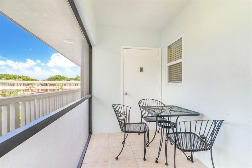 One of the best views on the street! Immaculate private corner unit tastefully renovated two-bedroom 1.5 bathroom with pool and garden views. Unit includes screened patio, hurricane windows and shutters, lots of closet space. Owners maintained this home meticulously, only using it occasionally as a winter retreat. Very low maintenance with cable included. No planned or contemplated assessments.  Near two golf courses. Ten minutes to Fort Lauderdale Airport. 55+ building. Rentals Allowed. Service pets allowed. All owners are subject to condo screening prior to purchase. This unit sale includes the Recreation Lease.  Furniture Negotiable.  Community features beautiful Infinity Edge Pool, club house, and more.  Cash Offers or Loan Approval required prior to making Offer. A real must-see!