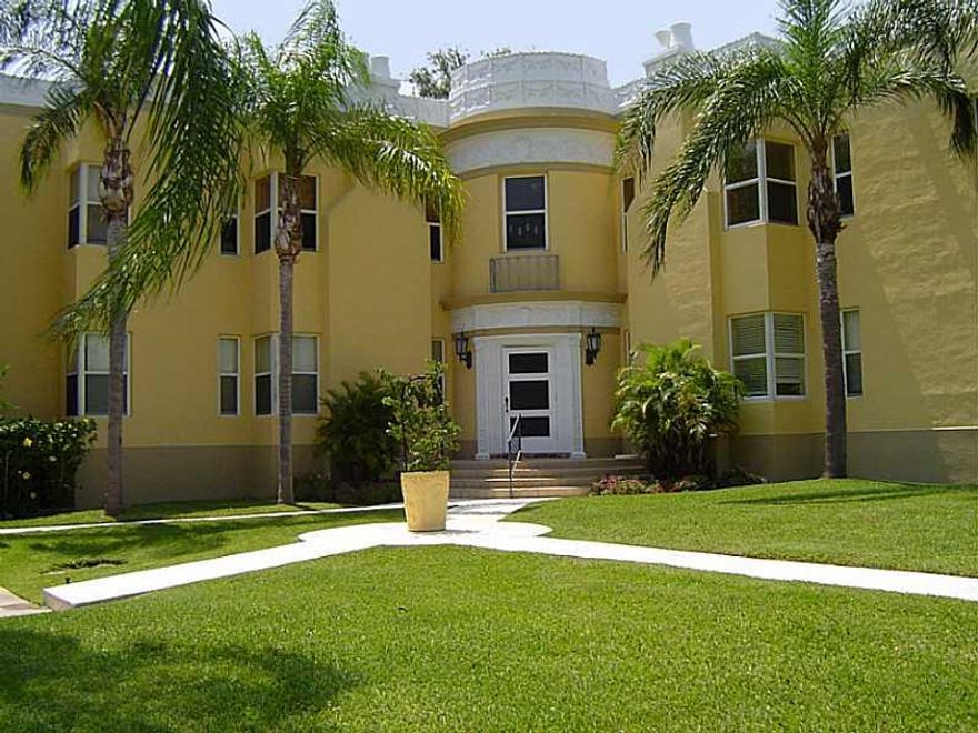 Unique historic building with six units that was extensively updated in late 90's by a developer.  Complex was walled and gated, individual garages added, former two/one unit had a second new bath added plus a walk-in closet. New French door from master s uite opens to a private wood deck that steps down to a 8 x 12' yard separated from the larger private back yard for the other units. Fireplace, tile floors. High ceilings/lots of light. Gar. Very private with tons of 1939 charm.