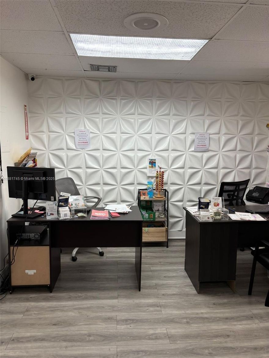 Available October 1st.  Move-in ready updated office space available at 2026 SW 1st St, Miami, FL. This 550 sq. ft. office offers a turnkey layout ideal for professional use. Conveniently located just minutes from Downtown Miami, Brickell, and the Health District, with easy access to I-95, US-1, and the Dolphin Expressway (836). The property includes on-site parking for clients and staff, making it both accessible and functional. Bright and efficient, this space is ready for immediate occupancy.