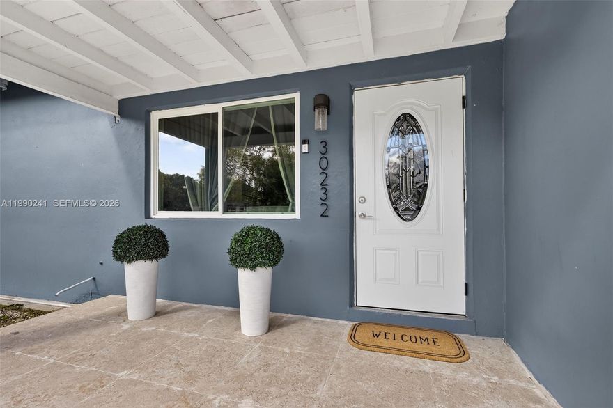 Don’t miss this incredible opportunity! This versatile property features a 3 bedroom, 2 bath home plus a large full 1/1 in-law suite with a private entrance and its own large patio. Whether you need extra space for family, guests, or rental income, this layout offers the flexibility to live as a 4 bedroom, 3 bath home or enjoy two separate  areas.

Sitting on a 10,650 sq ft lot, the backyard is a true highlight. Complete with a new above ground pool, a large  shed with electricity and a charming covered area perfect for relaxing or entertaining. The primary bedroom is generously sized and includes an updated en-suite bath and walk-in closet. The kitchen was remodeled just a few years ago, and the owner has installed several impact windows throughout the home for added peace of mind.
There is plenty of room to fit a large RV and boat on side of home.

This property is easy to show and ready for its next owner. Contact me today to schedule your private tour.